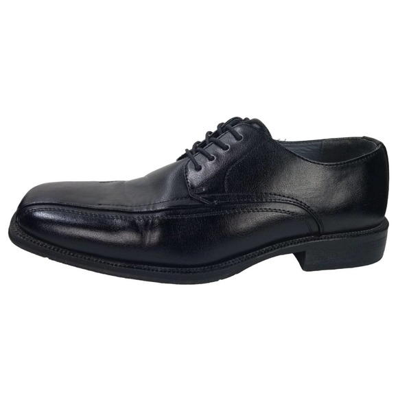JF J. Ferrar Oxford Lace Up Dress Shoes men’s Size 9 M Black Lace Up Leather - Picture 7 of 15